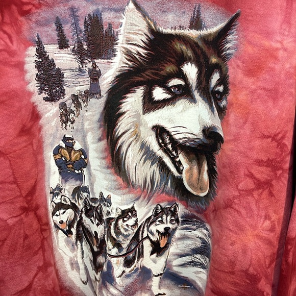 Vintage Acid wash wolf crewneck - Picture 3 of 5